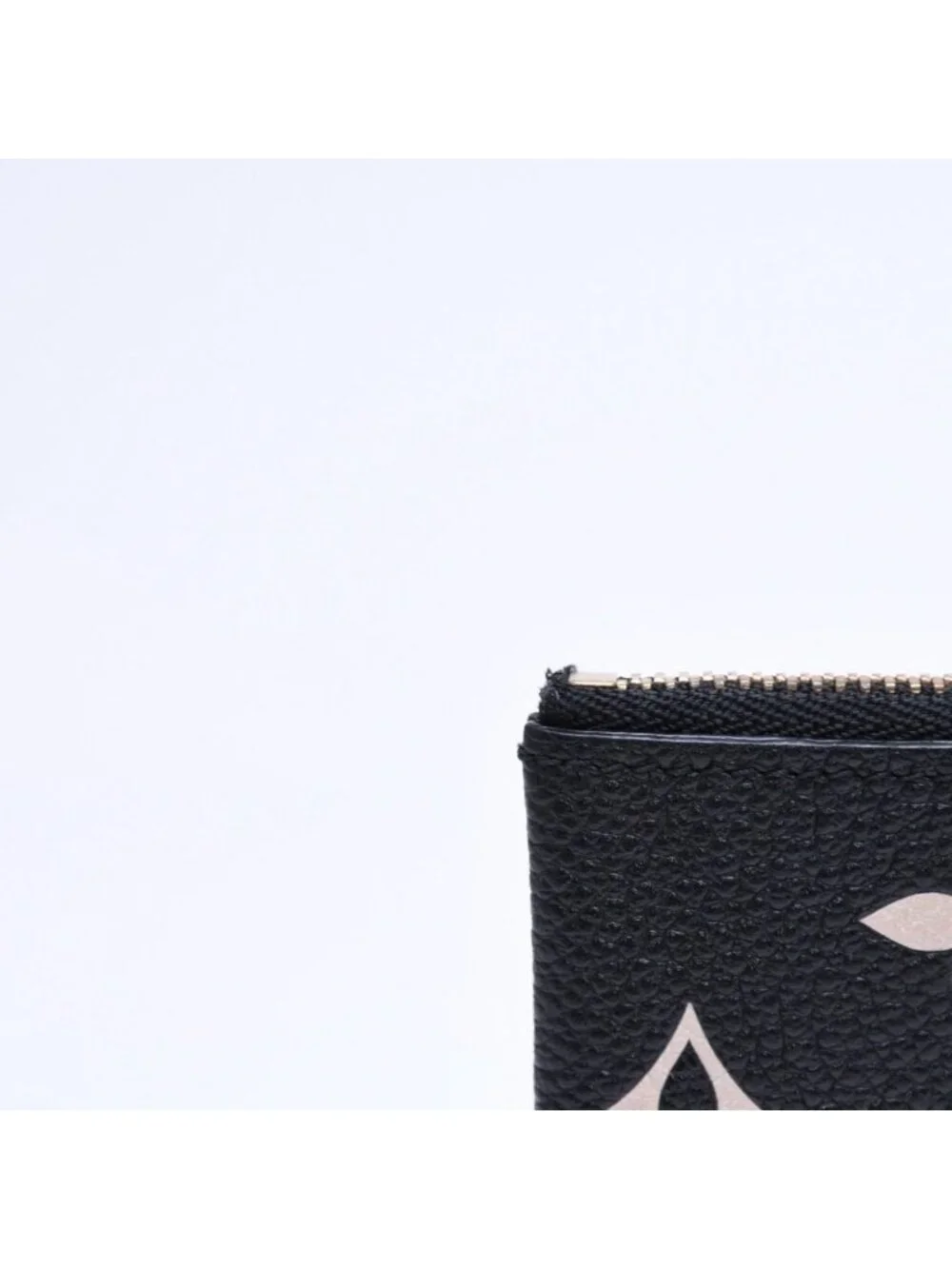 Louis Vuitton Coin Purse Monogram Empreinte Noir Pochette Cles Black Beige